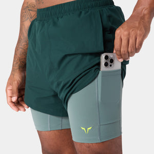 SQUATWOLF PERFORMANCE 2-IN-1 5" SHORTS