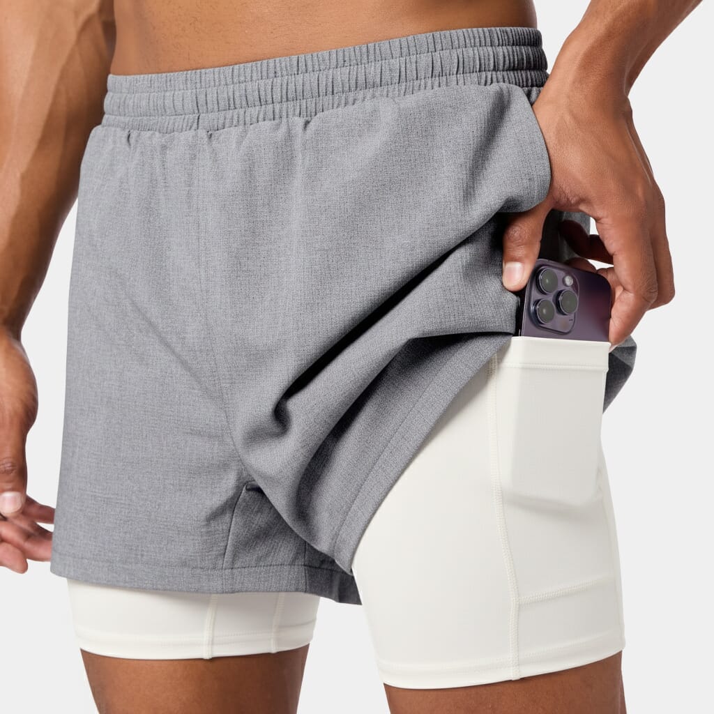 SQUATWOLF MESH 2-IN-1 5" SHORTS