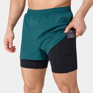 SQUATWOLF MESH 2-IN-1 5" SHORTS
