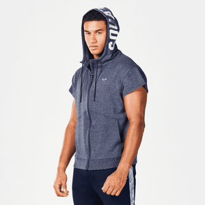 SQUATWOLF HUSTLE CUT OFF HOODIE