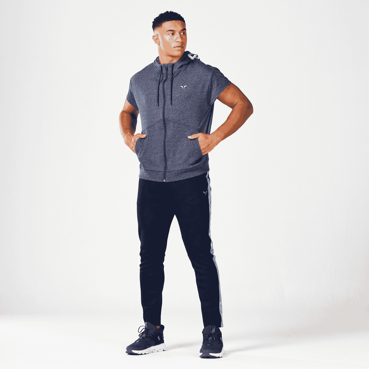 SQUATWOLF HUSTLE CUT OFF HOODIE