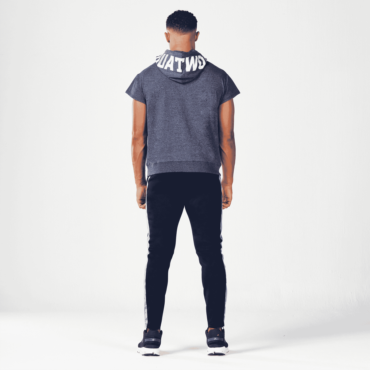 SQUATWOLF HUSTLE CUT OFF HOODIE