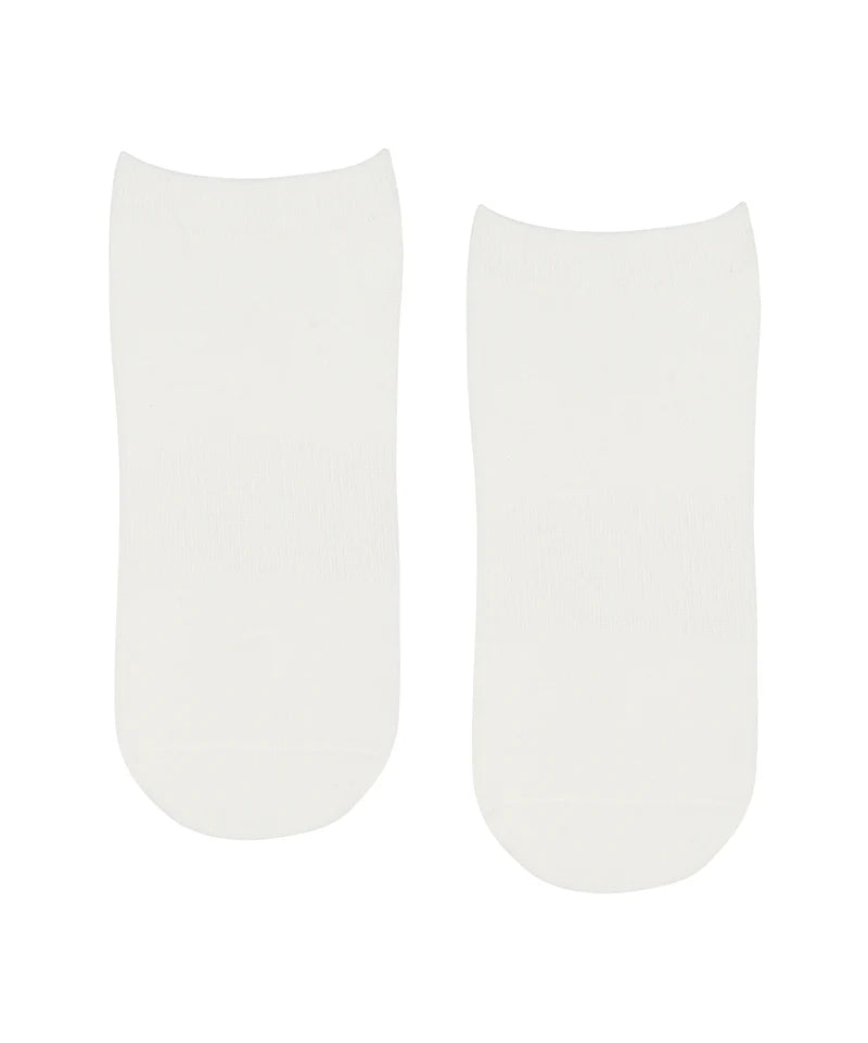 Classic Low Rise Grip Socks - Ivory