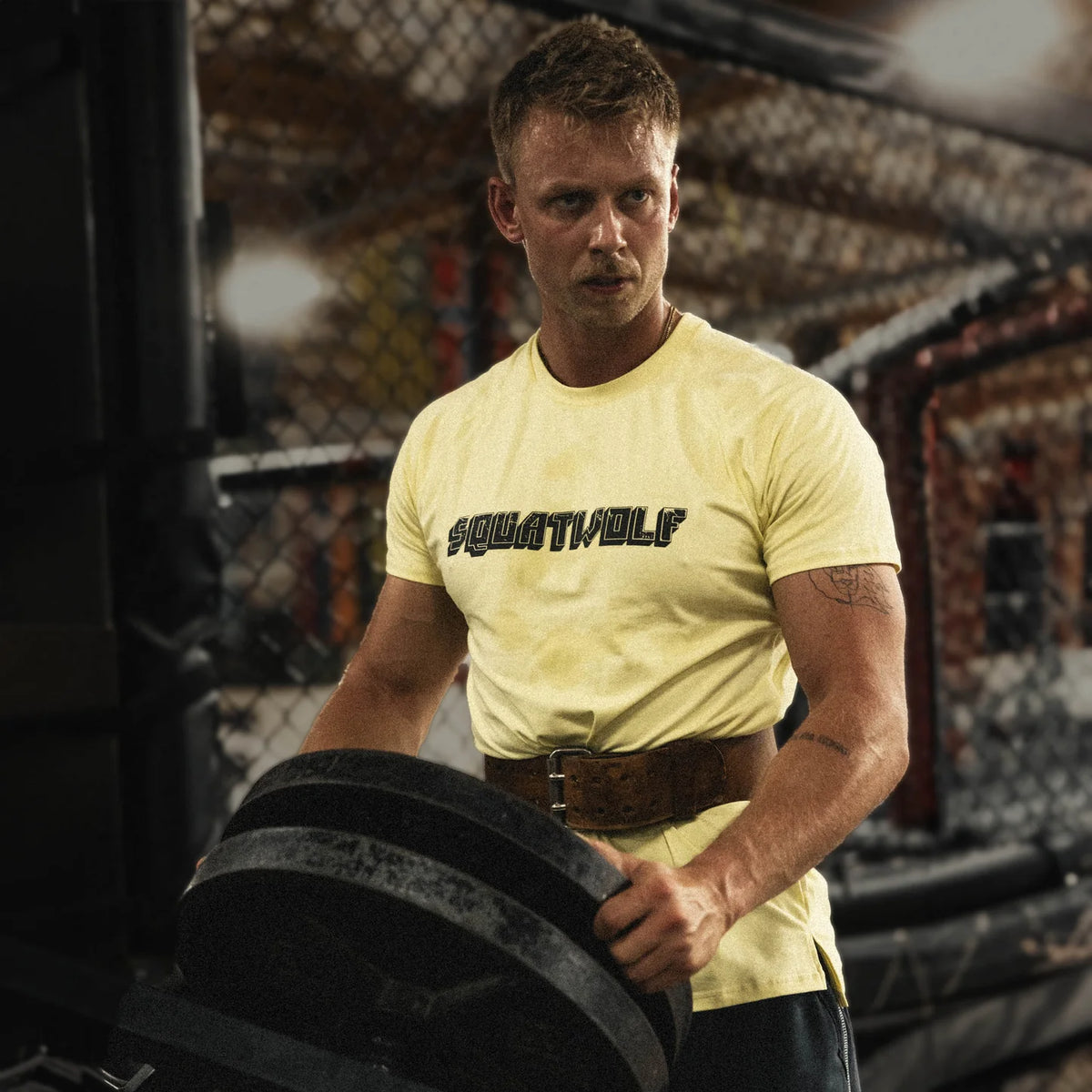 SQUATWOLF GOLDEN ERA RAGLAN MUSCLE TEE