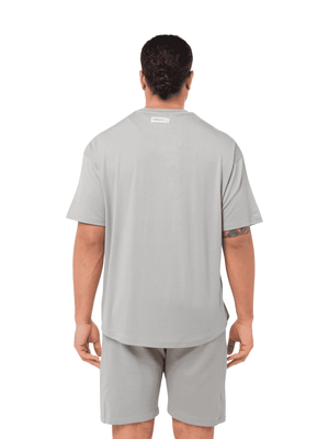 TRIBE OF 6 AARON BAMBOO SHORT SLEEVE T-SHIRT WITH RUBBER PRINT