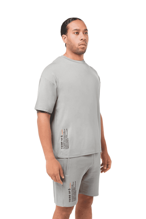 TRIBE OF 6 AARON BAMBOO SHORT SLEEVE T-SHIRT WITH RUBBER PRINT