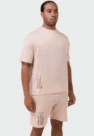 TRIBE OF 6 AARON BAMBOO SHORT SLEEVE T-SHIRT WITH RUBBER PRINT