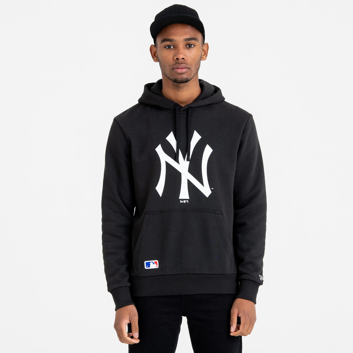 NEW ERA NOS MLB REGULAR HOODY NEYYAN  BLKWHI