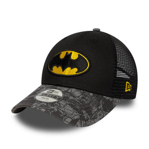 NEW ERA YOUTH DC 9FORTY TRUCKER BATMAN  BLK