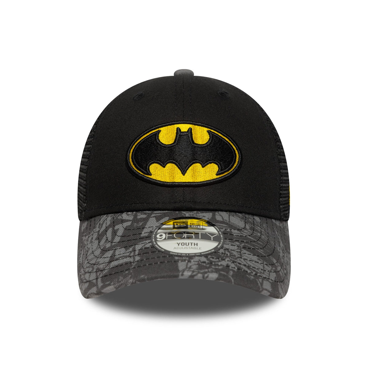 NEW ERA YOUTH DC 9FORTY TRUCKER BATMAN  BLK