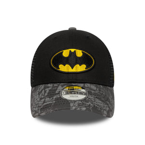 NEW ERA YOUTH DC 9FORTY TRUCKER BATMAN  BLK