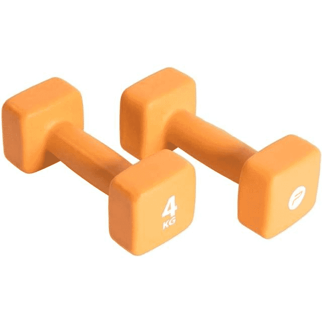 PURE2IMPROVE NEOPRENE DUMBBELL SET 2x4KG