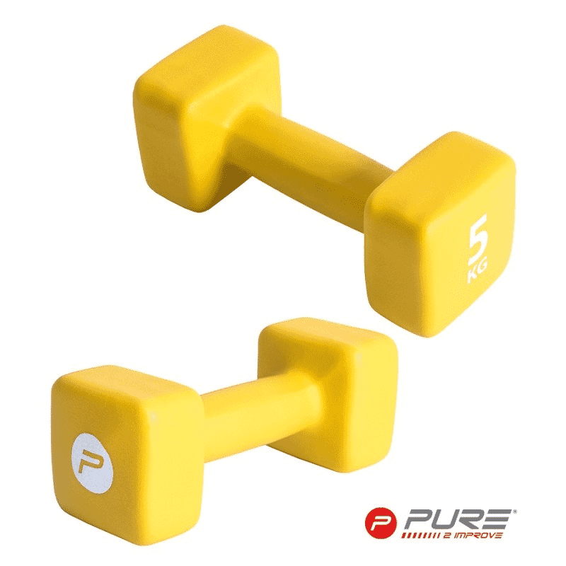 PURE2IMPROVE NEOPRENE DUMBBELL 5KG