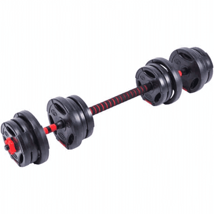 PURE2IMPROVE HYBRID DUMBBELL/BARBELL 20KG