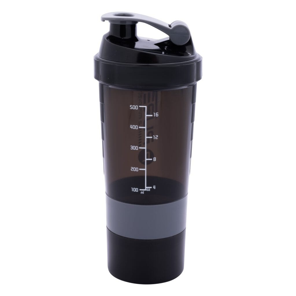 PURE2IMPROVE SHAKER 500ML D GREY BLACK