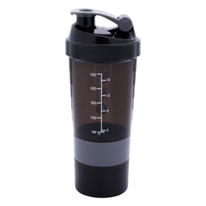 PURE2IMPROVE SHAKER 500ML D GREY BLACK