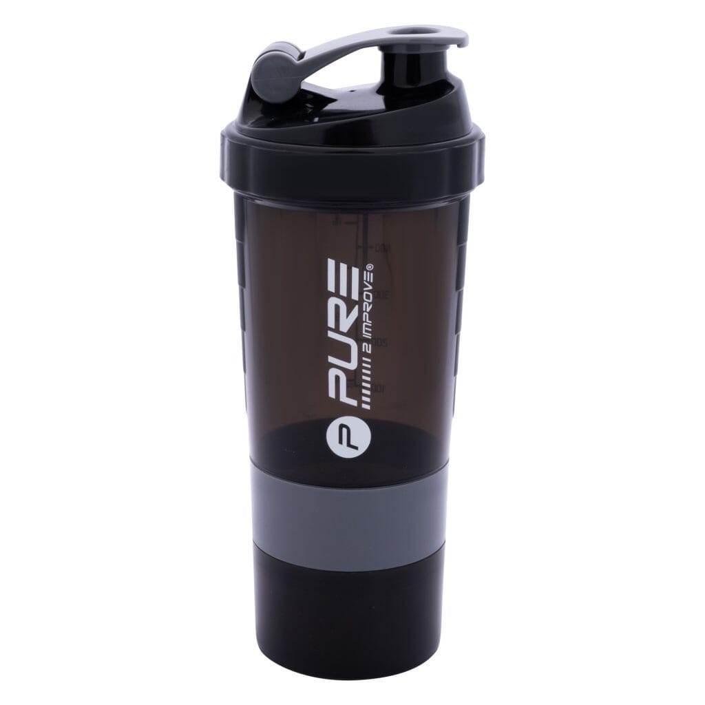 PURE2IMPROVE SHAKER 500ML D GREY BLACK
