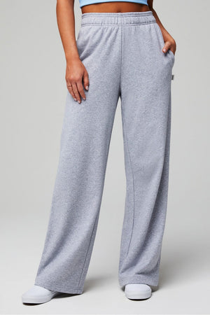 FABLETICSYEAR ROUND TERRY WIDE LEG PANT