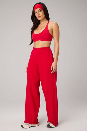 FABLETICS HEAVY TERRY WIDE LEG BARREL SWEATPANT