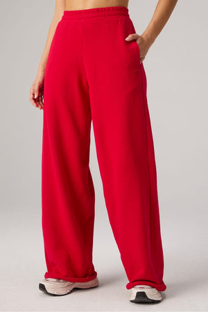FABLETICS HEAVY TERRY WIDE LEG BARREL SWEATPANT