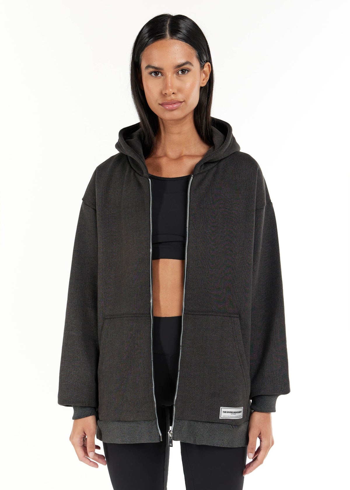THE GIVING MOVEMENT WASHED ZIP HOODIE
