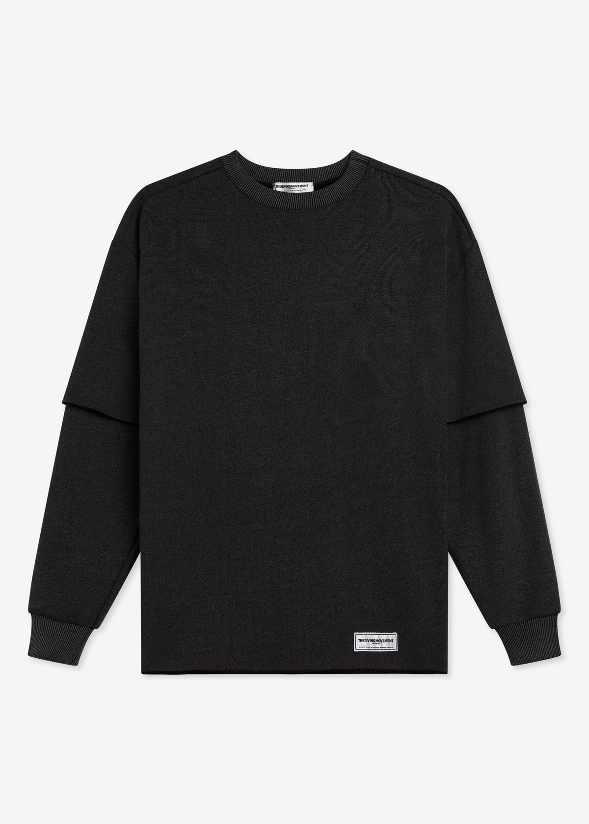 THE GIVING MOVEMENT WASHED 2 IN 1 PRINTED SWEATSHIRT