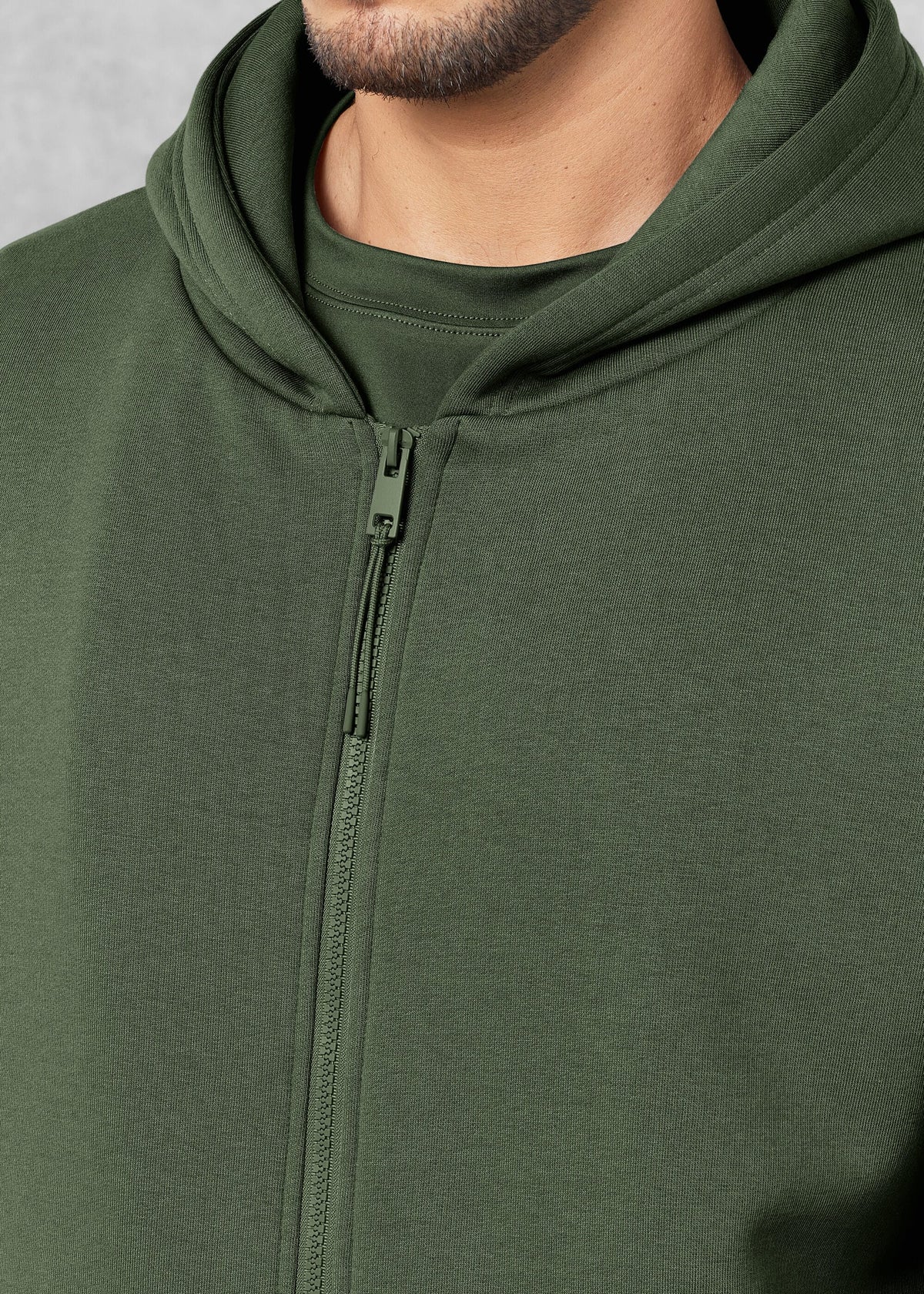 THE GIVING MOVEMENT COTTON OVERSIZED ZIP HOODIE