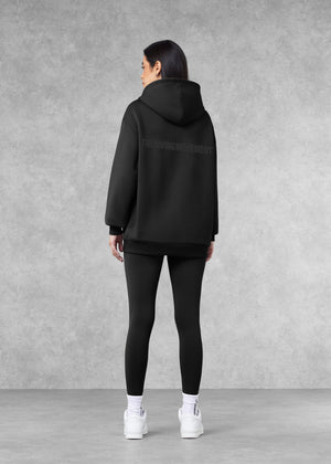 THE GIVING MOVEMENT COTTON OVERSIZED ZIP HOODIE