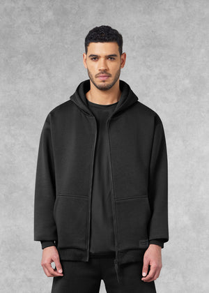 THE GIVING MOVEMENT COTTON OVERSIZED ZIP HOODIE