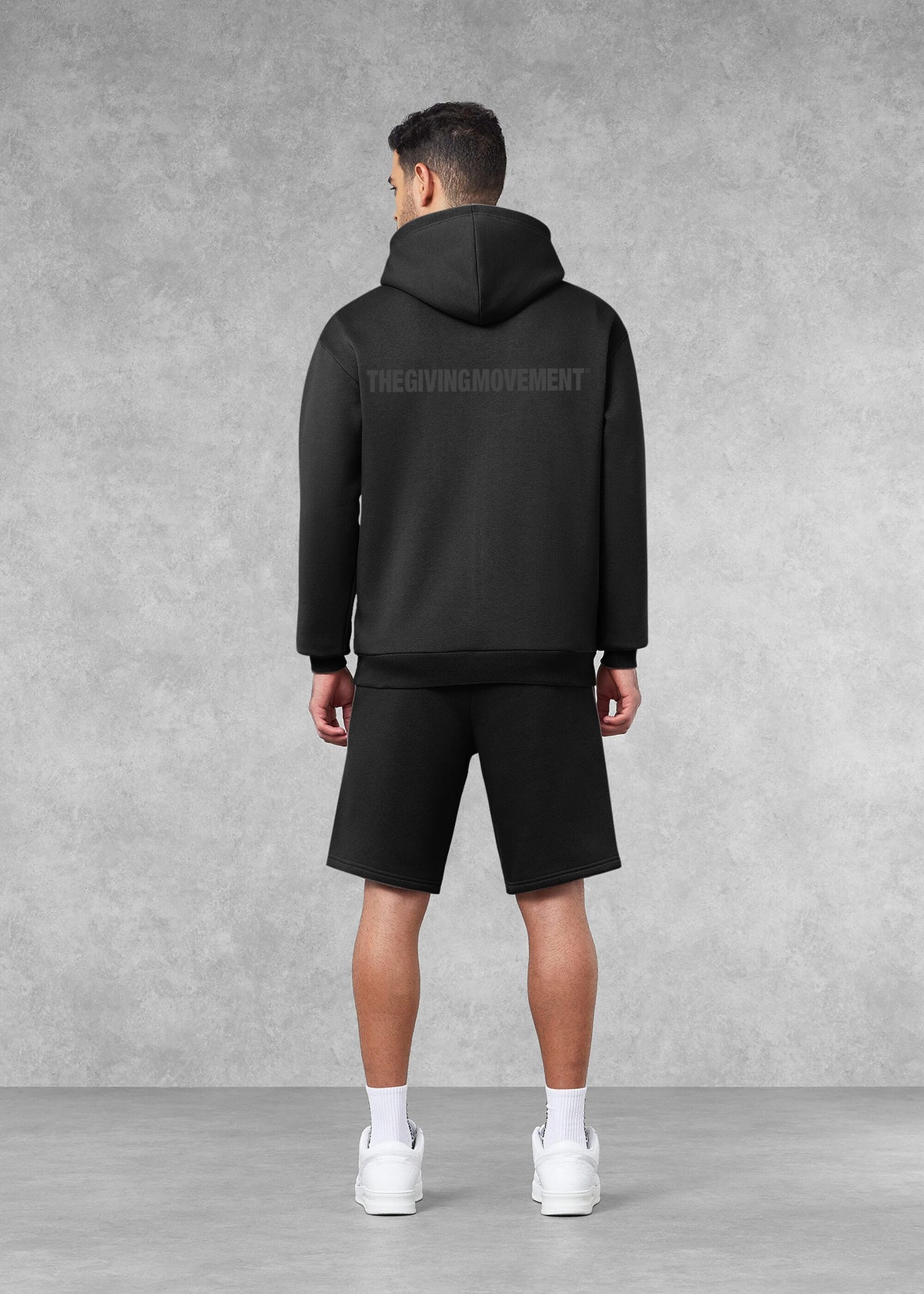 THE GIVING MOVEMENT COTTON OVERSIZED ZIP HOODIE