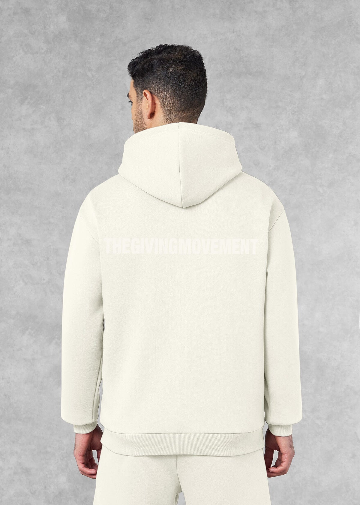 THE GIVING MOVEMENT COTTON OVERSIZED ZIP HOODIE
