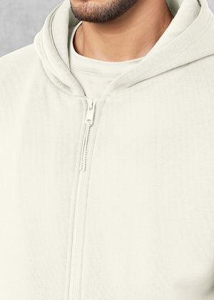 THE GIVING MOVEMENT COTTON OVERSIZED ZIP HOODIE