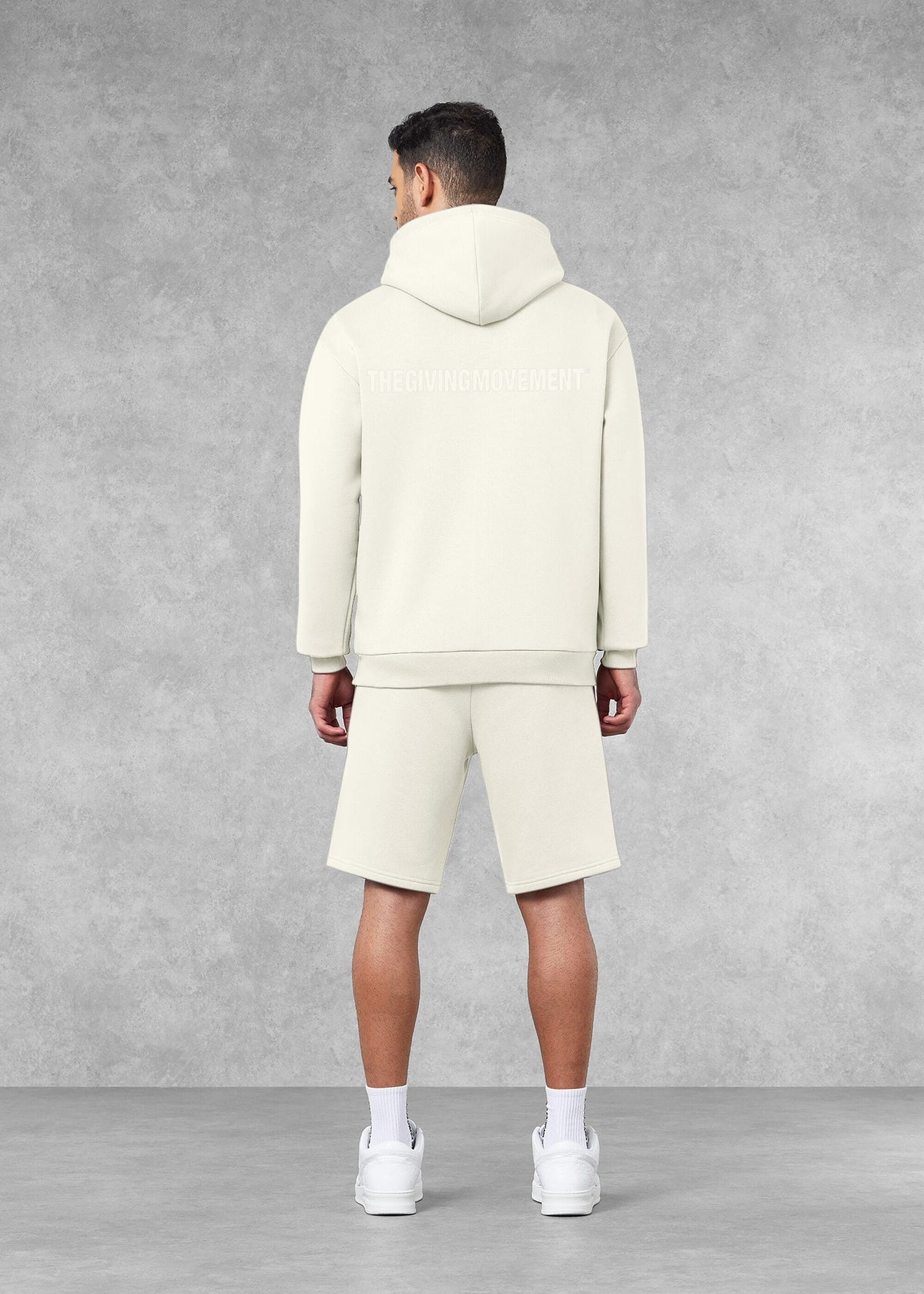 THE GIVING MOVEMENT COTTON OVERSIZED ZIP HOODIE