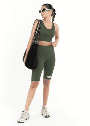 THE GIVING MOVEMENT RECYCLED LONGLINE BIKER SHORT 2.0 + POCKET