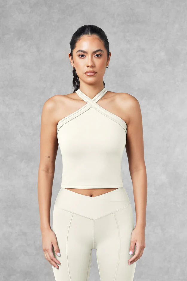 THE GIVING MOVEMENT SOFTSKIN HALTER NECK TOP