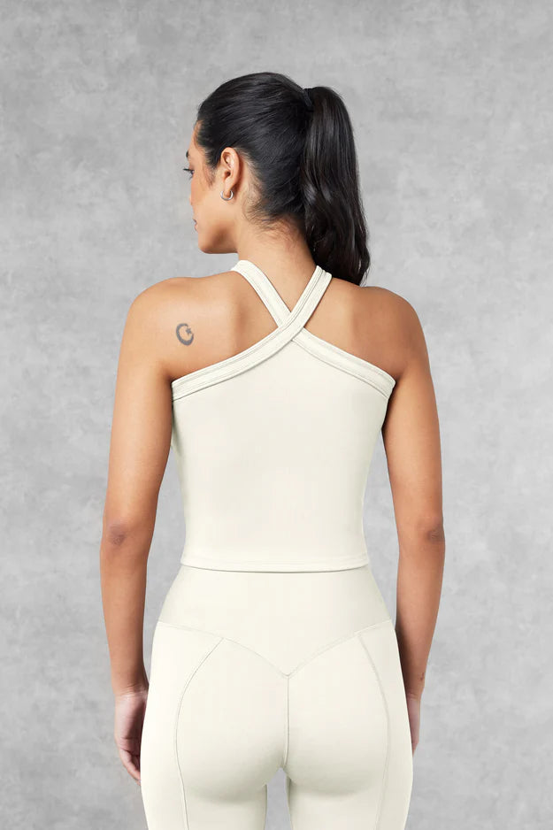 THE GIVING MOVEMENT SOFTSKIN HALTER NECK TOP
