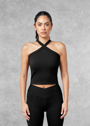 THE GIVING MOVEMENT SOFTSKIN HALTER NECK TOP