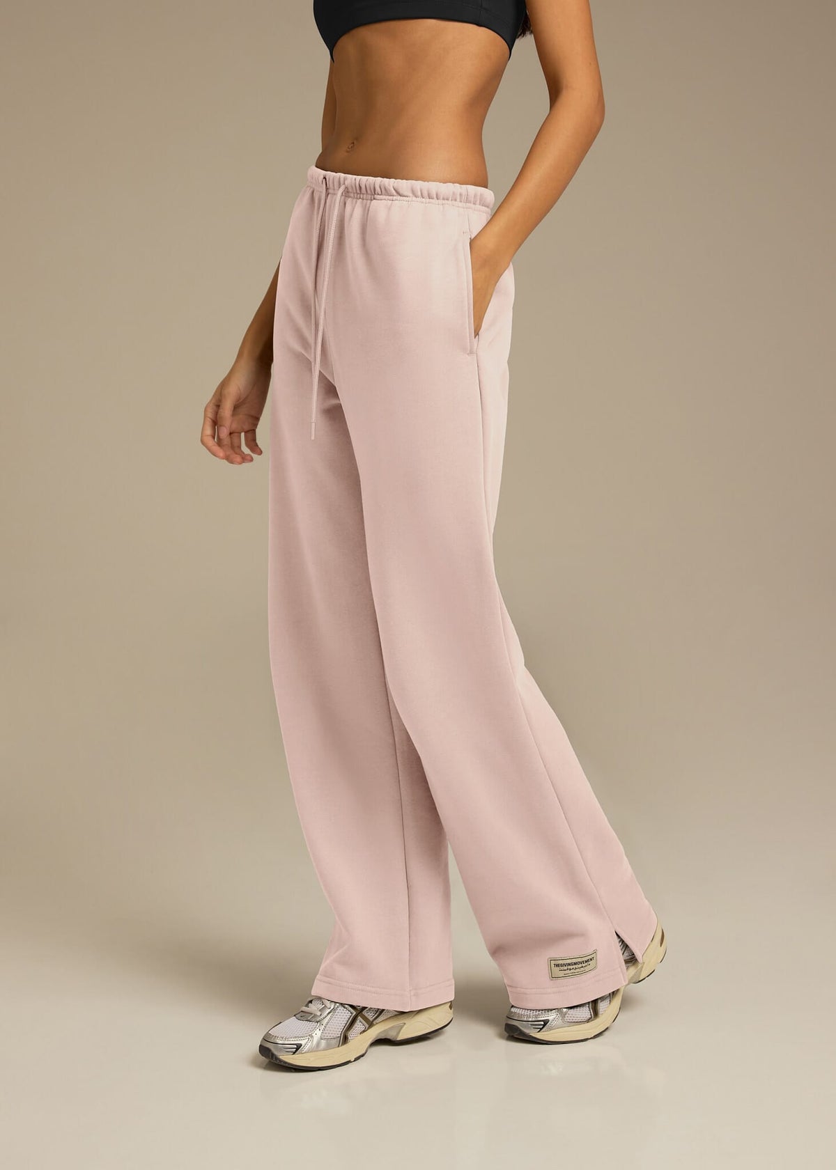 THE GIVING MOVEMENT COTTON WIDE LEG 29.5 INCH JOGGER