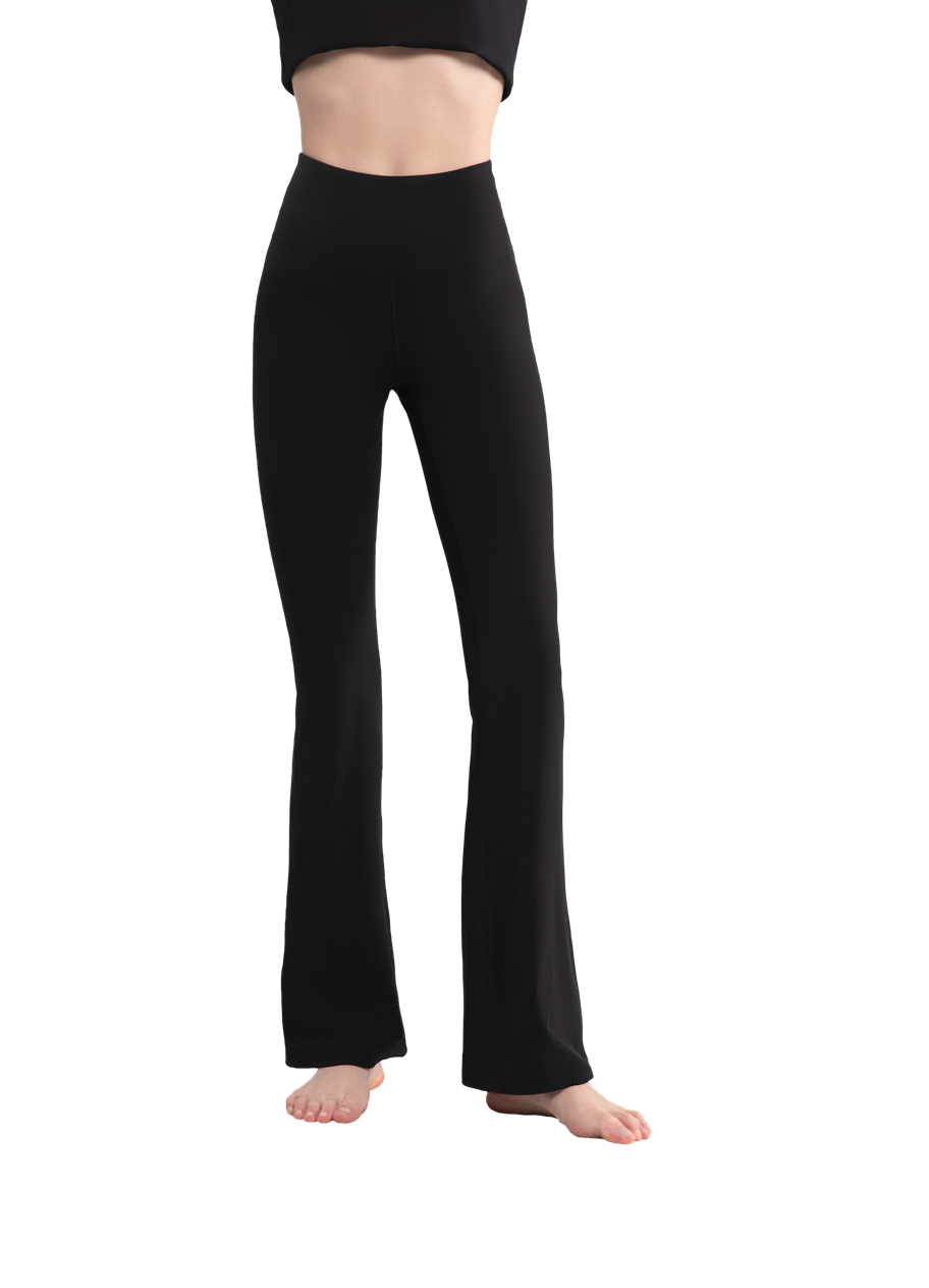 YVETTE RIB FLARED PANT