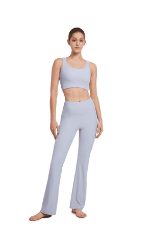 YVETTE RIB FLARED PANT