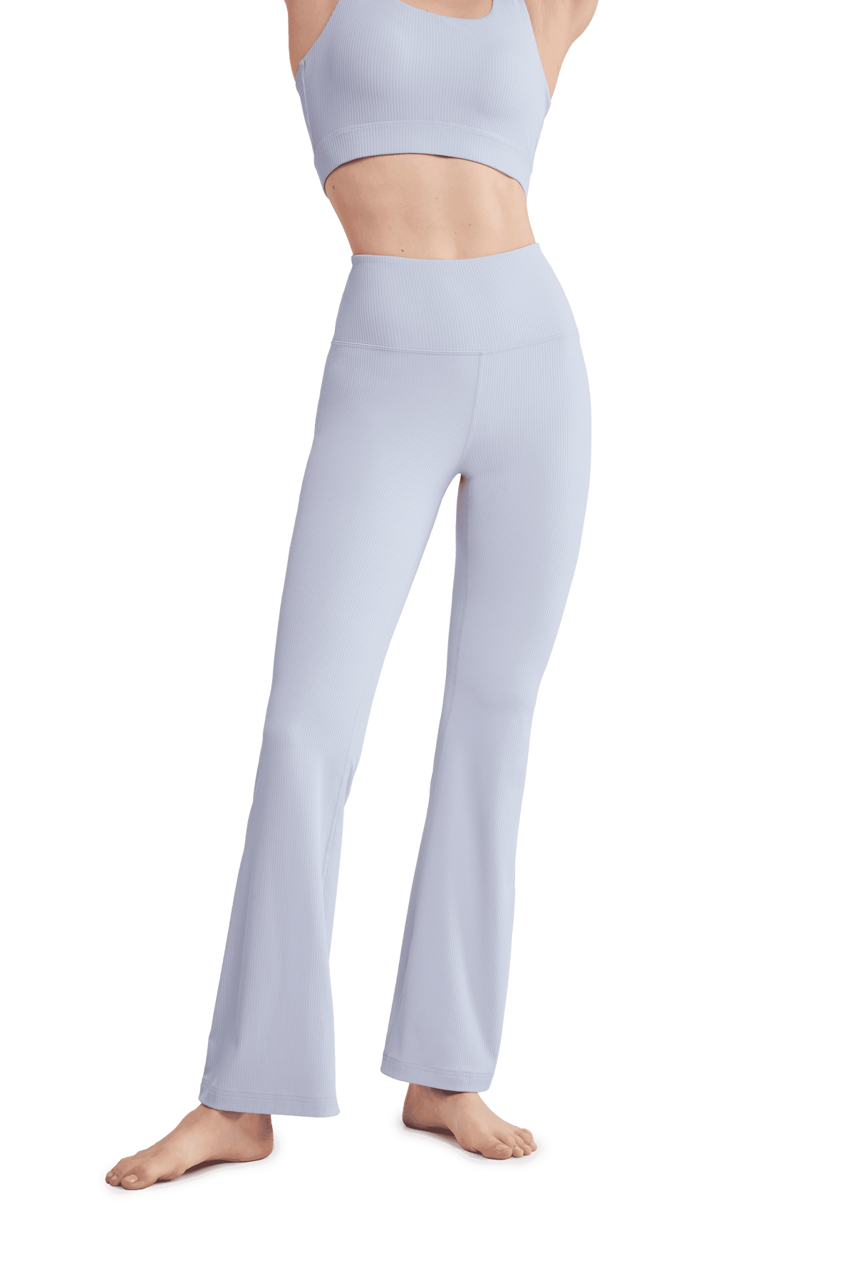YVETTE RIB FLARED PANT