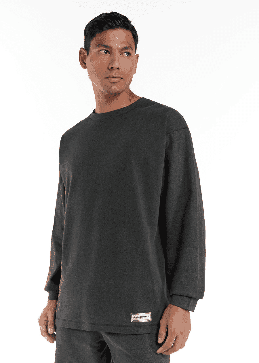 THE GIVING MOVEMENT LS PRINTED TOP
