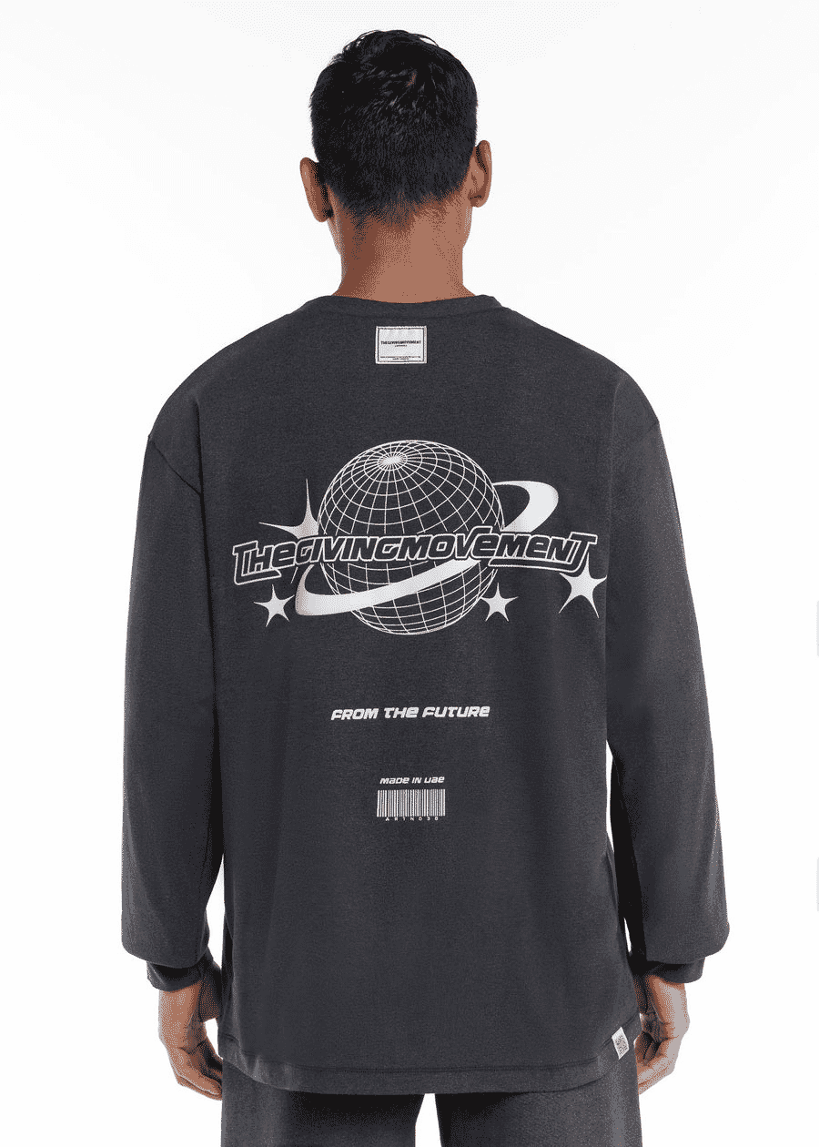 THE GIVING MOVEMENT LS PRINTED TOP