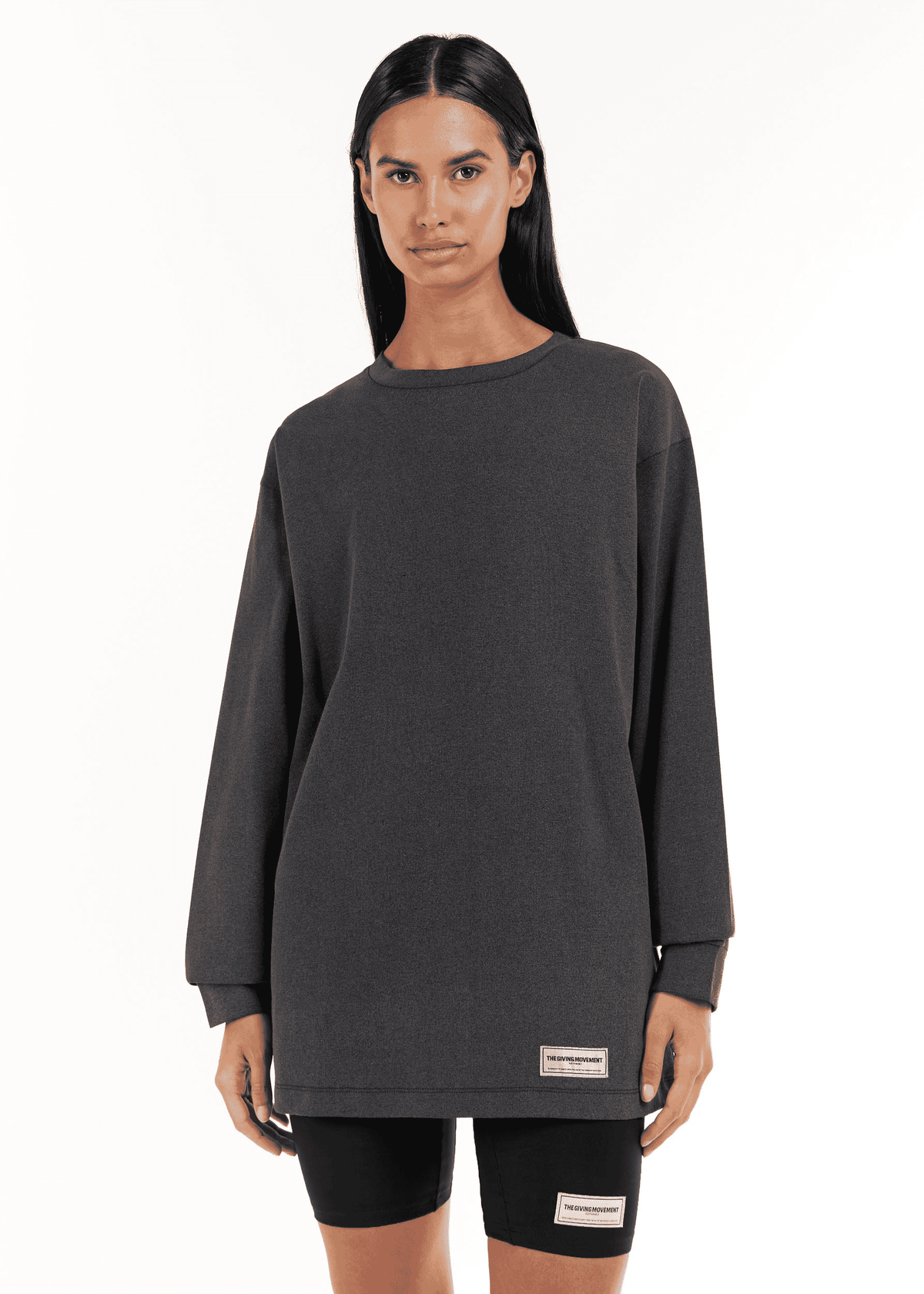 THE GIVING MOVEMENT LS PRINTED TOP