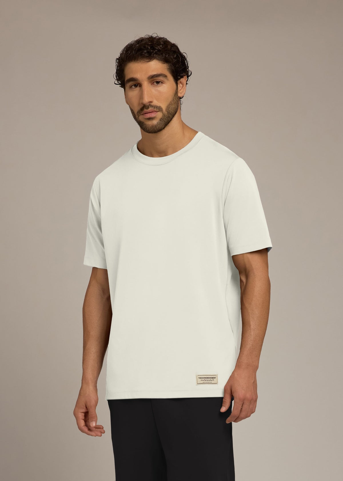 THE GIVING MOVEMENT MENS LIGHT COTTON LUXE MENS REG FIT T-SHIRT