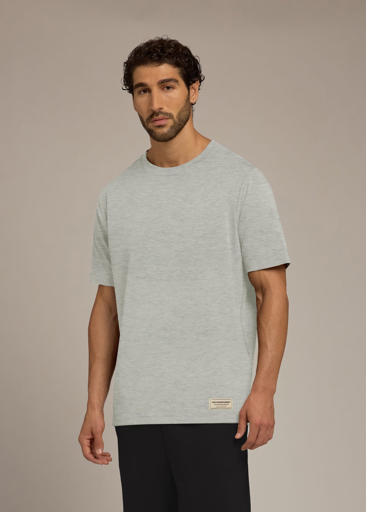 THE GIVING MOVEMENT MENS LIGHT COTTON LUXE MENS REG FIT T-SHIRT