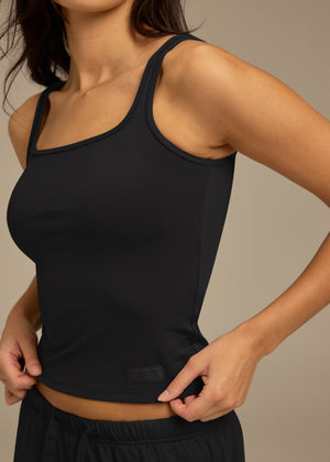 THE GIVING MOVEMENT WOMENS SOFTSKIN SQUARE NECK TANK TOP