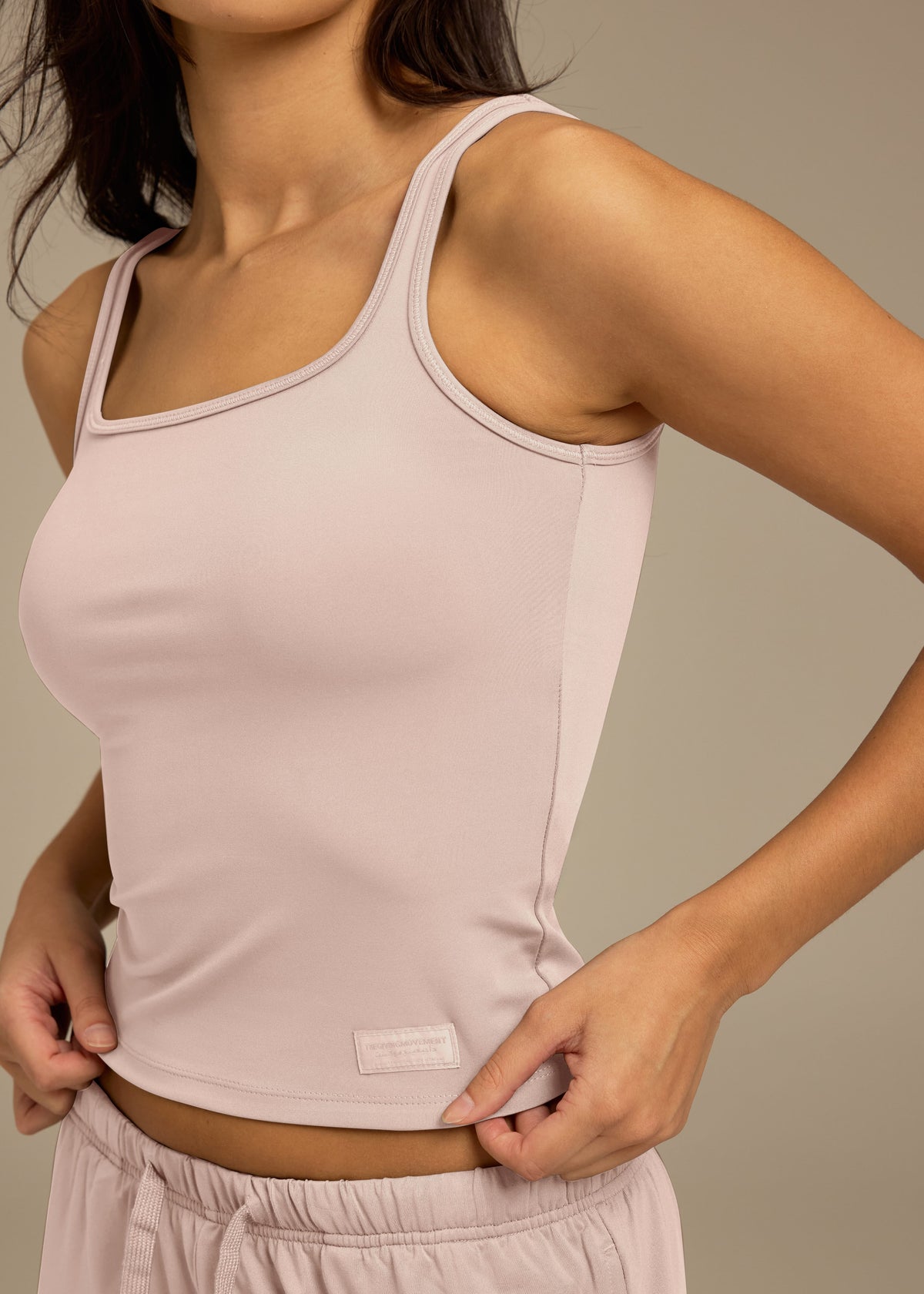 THE GIVING MOVEMENT WOMENS SOFTSKIN SQUARE NECK TANK TOP