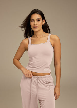 THE GIVING MOVEMENT WOMENS SOFTSKIN SQUARE NECK TANK TOP