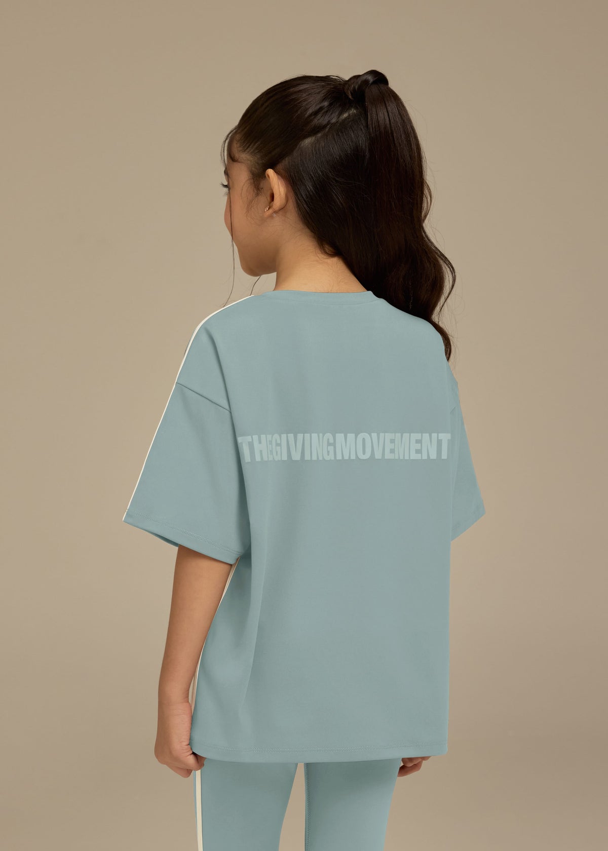 THE GIVING MOVEMENT KIDS SOFTSKIN OVERSIZED CONTRAST STRIPE T-SHIRT